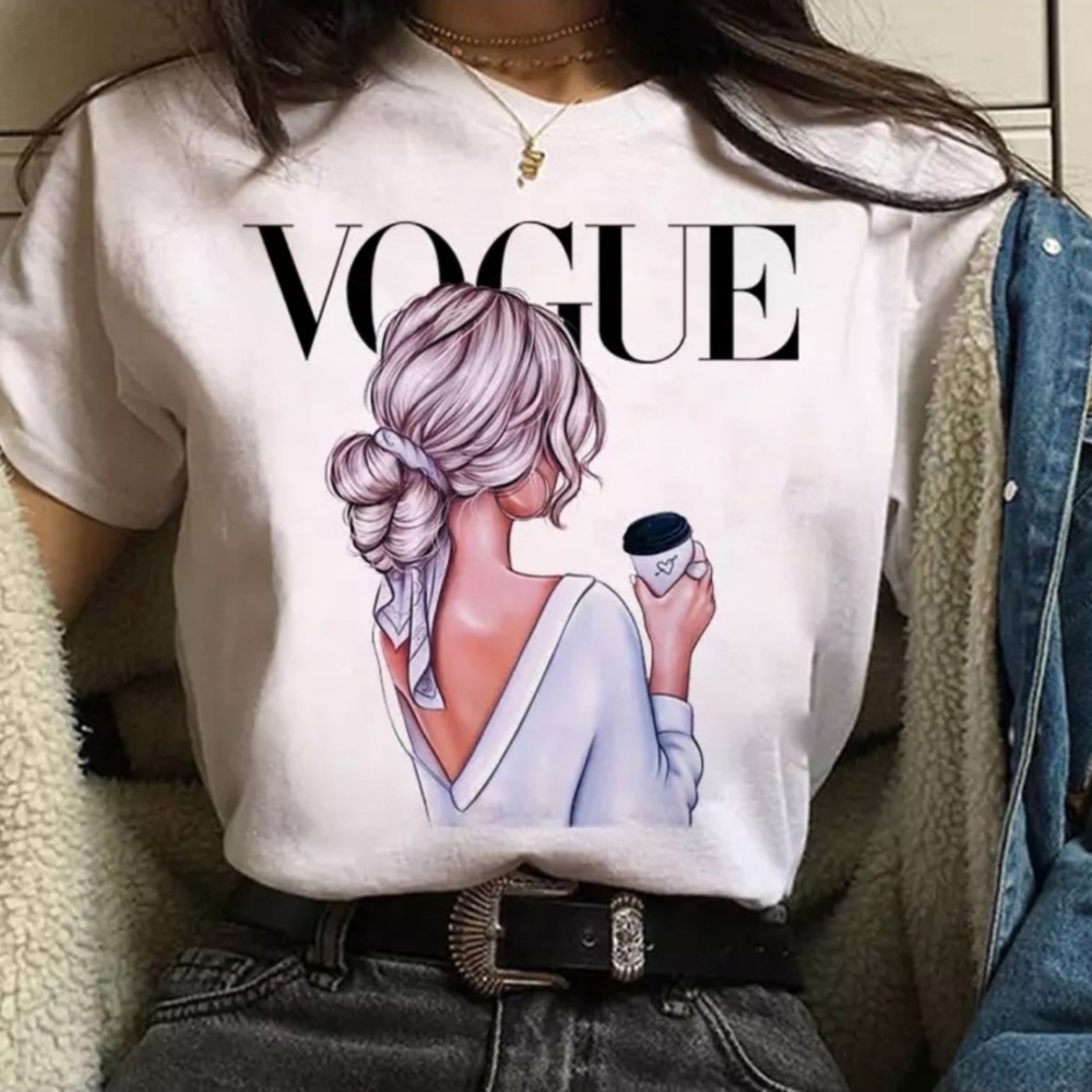 Vogue Graphic White T-Shirt